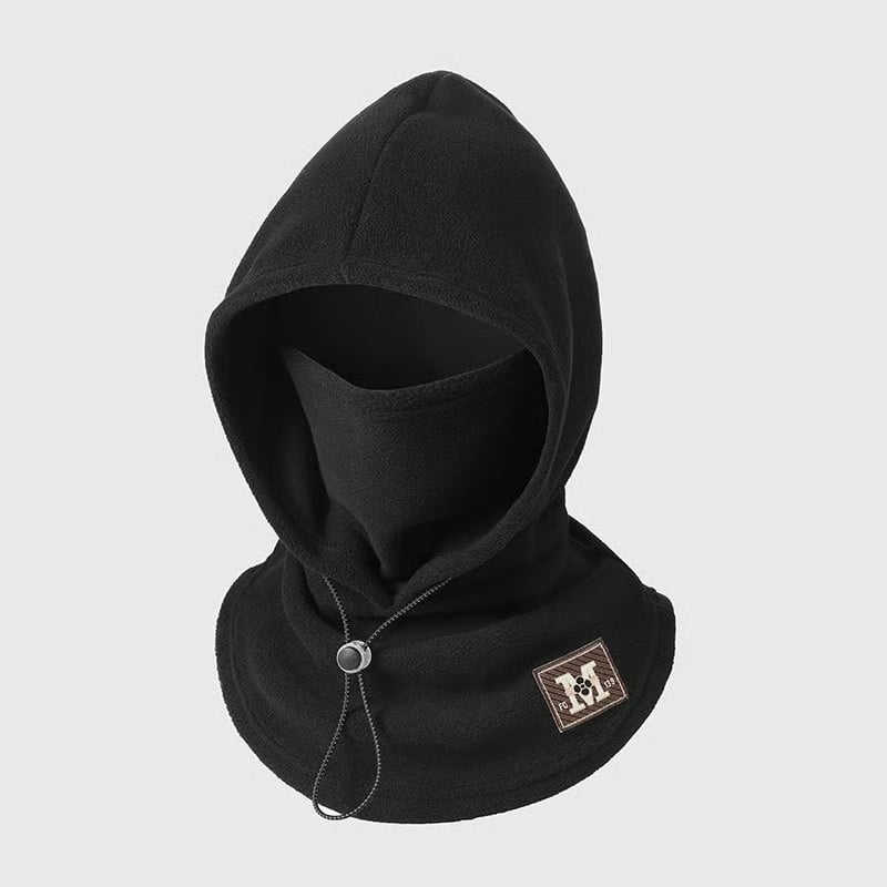 One-piece Flannel Warm Mask Hat