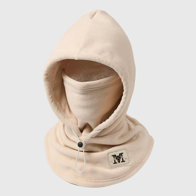 One-piece Flannel Warm Mask Hat