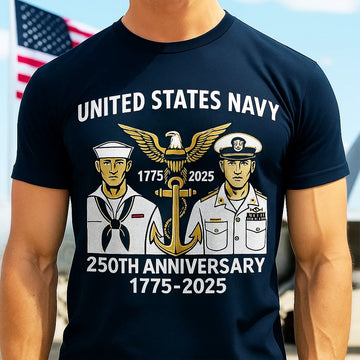 U.S. Navy 250th Anniversary T-shirt