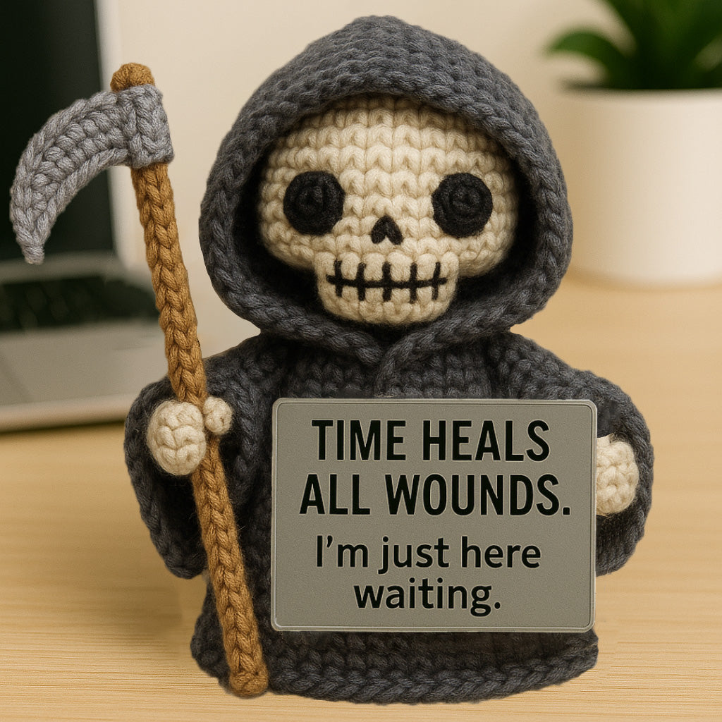 The Crochet Grim Reaper with Attitude