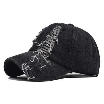 Gothic Ripped Basball Cap