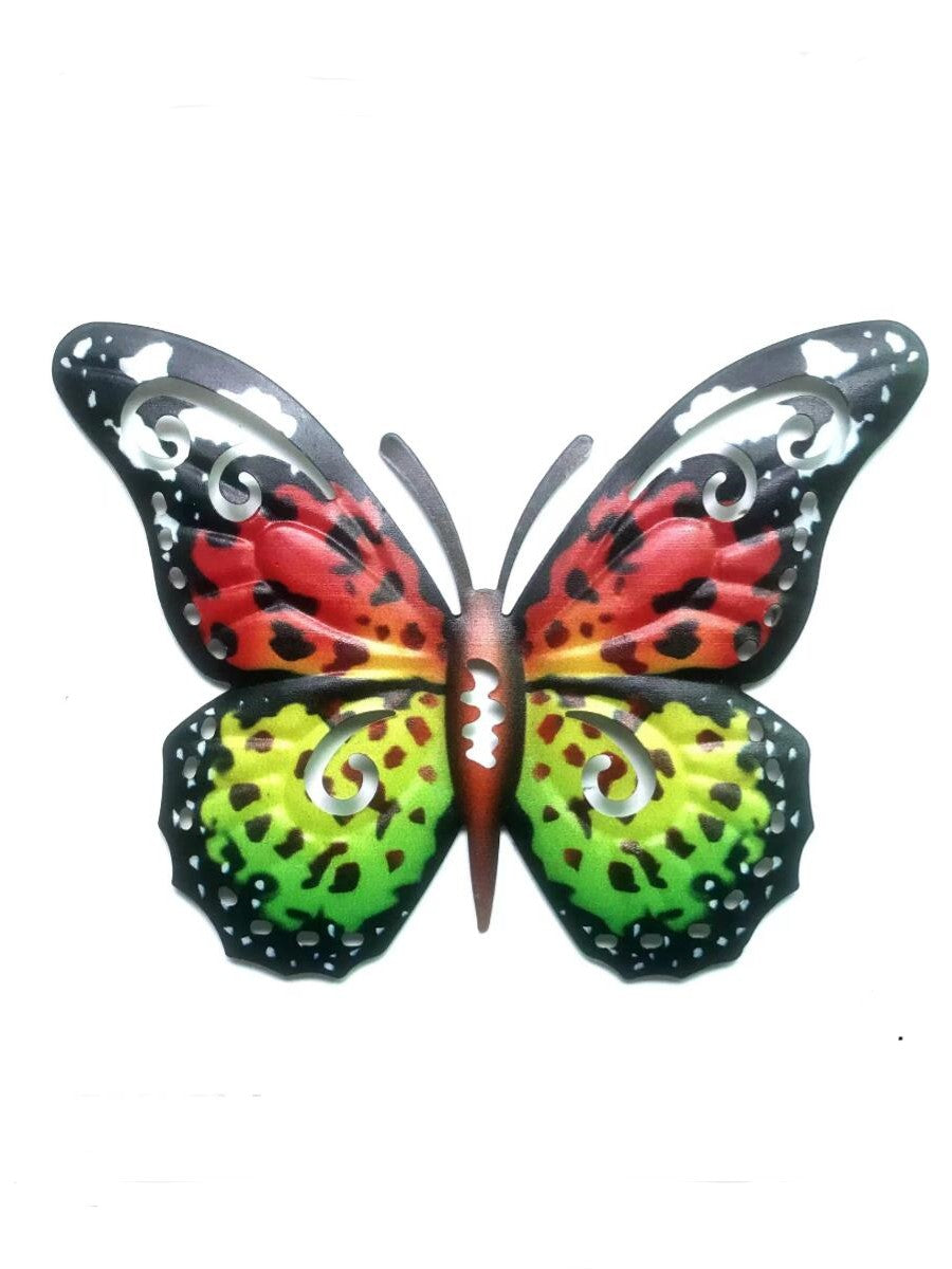 Metal Butterfly Wall Decorations Four-piece Set