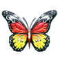 Metal Butterfly Wall Decorations Four-piece Set