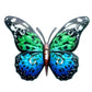 Metal Butterfly Wall Decorations Four-piece Set