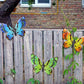 Three Large Outdoor Metal Butterfly