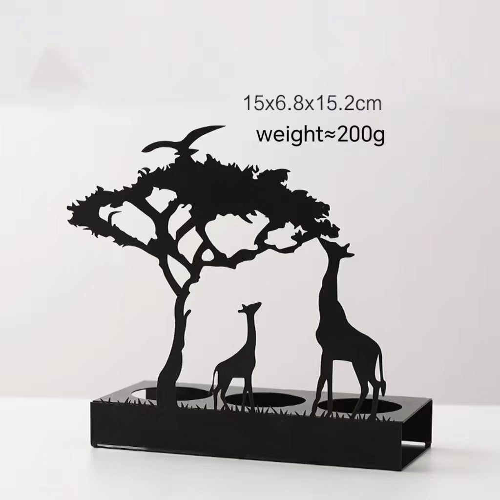 Romantic Small Metal Candle Holder