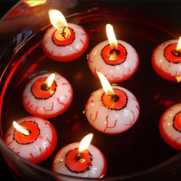 Creepy Eyeball Floating Candles