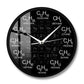 Periodic Table of Elements Chemical Science Wall Clock