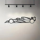 Premium Hot Border Metal Line Sports Car Wall Art - Iron Car Decoration, Unique Hanging Ornament for Garage & Room Decor