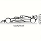 Stylish Iron Sports Car Wall Art – Hot Border Metal Line Design for Auto Enthusiasts and Car Lovers
