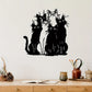 Top Rated Charming Metal Cat Wall Art – Unique Feline Decor, Perfect Gift for Cat Lovers, Ideal for Thanksgiving & Christmas