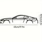 Premium Hot Border Metal Line Sports Car Wall Art - Iron Car Decoration, Unique Hanging Ornament for Garage & Room Decor
