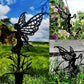 Whimsical Metal Fairy Garden Stake - Enchanted Flower Fairy Yard Art for Lawn, Patio, and Outdoor Garden Décor