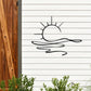 Sunrise Metal Wall Art - Stylish Iron Decor for Contemporary Homes, Ideal Wedding & Housewarming Gift