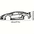 Premium Hot Border Metal Line Sports Car Wall Art - Iron Car Decoration, Unique Hanging Ornament for Garage & Room Decor