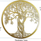 Rustic Black Tree of Life Metal Wall Art – Laser Cut Sculpture for Living Room, Bedroom, Indoor & Outdoor Home Decor