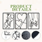 Modern Minimalist Metal Wall Art - Valentine’s Day Kiss Hand Design for Stylish Interiors