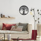 Rustic Black Tree of Life Metal Wall Art – Laser Cut Sculpture for Living Room, Bedroom, Indoor & Outdoor Home Decor