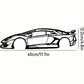 Stylish Iron Sports Car Wall Art – Hot Border Metal Line Design for Auto Enthusiasts and Car Lovers