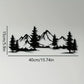 Evergreen Tree Metal Wall Art – Ideal Christmas Gift for Kids Rooms and Farmhouse Aesthetic Decor