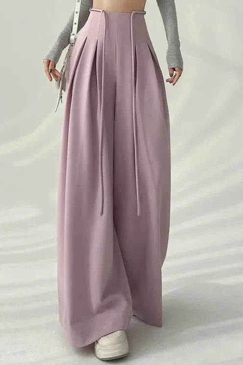 Korean High Waist Wide Pants