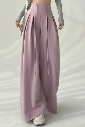 Korean High Waist Wide Pants