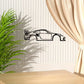 Sports Car Metal Wall Art - 911GT3 Iron Silhouette Wire Hanging for Modern Home & Office Decor