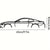 Stylish Iron Sports Car Wall Art – Hot Border Metal Line Design for Auto Enthusiasts and Car Lovers