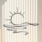 Sunrise Metal Wall Art - Stylish Iron Decor for Contemporary Homes, Ideal Wedding & Housewarming Gift