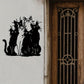 Top Rated Charming Metal Cat Wall Art – Unique Feline Decor, Perfect Gift for Cat Lovers, Ideal for Thanksgiving & Christmas