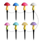Solar-Powered Mushroom Garden Lights