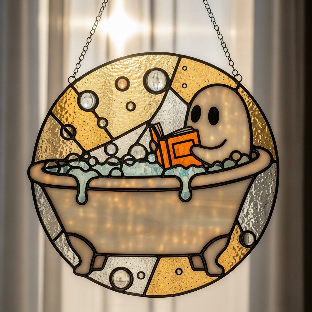 Bath-Time Ghost Reader Ornaments