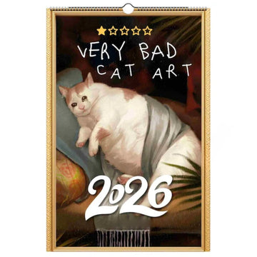 Very Bad Cat Art 2026 Calendar