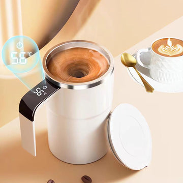 12oz Electric Magnetic Stirring Coffee Mug
