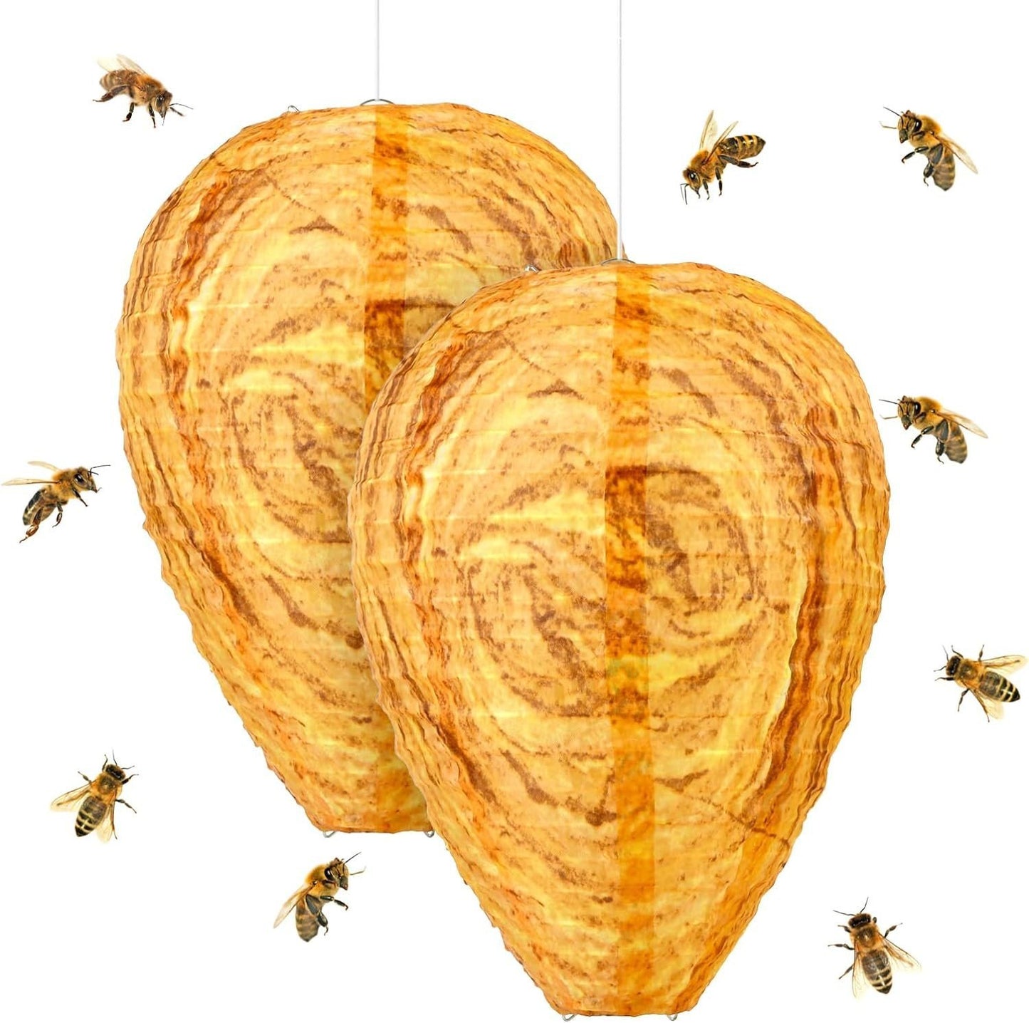 Best Bee Brothers Natural Wasp Deterrent Hives - Protect Your Yard from Territorial Wasps