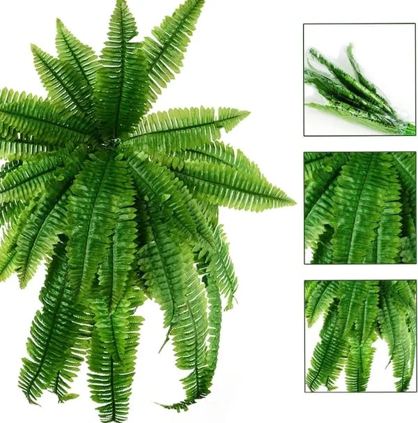 UV Resistant Lifelike Artificial Boston Fern