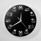 Cartoon Pug Dog Puppy Wall Clock