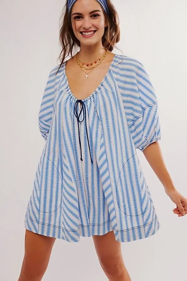 Puff Sleeve Romper