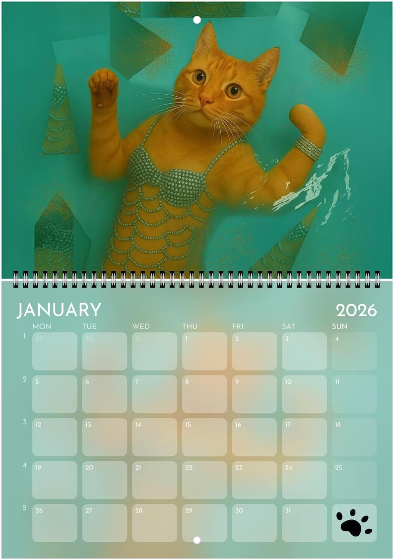 2026 The Life of a Showcat Calendar