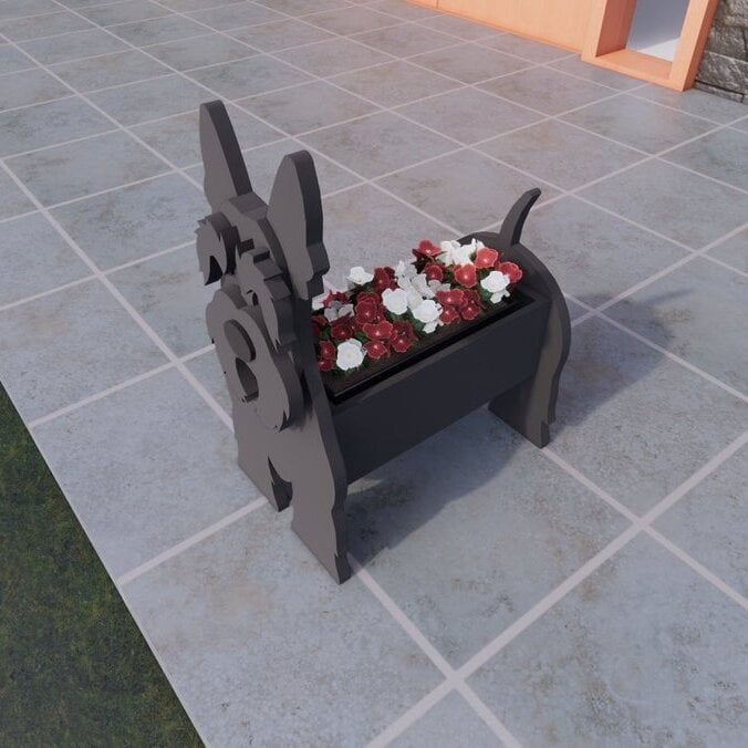 Scottish Terrier Planter (24*21*10cm)