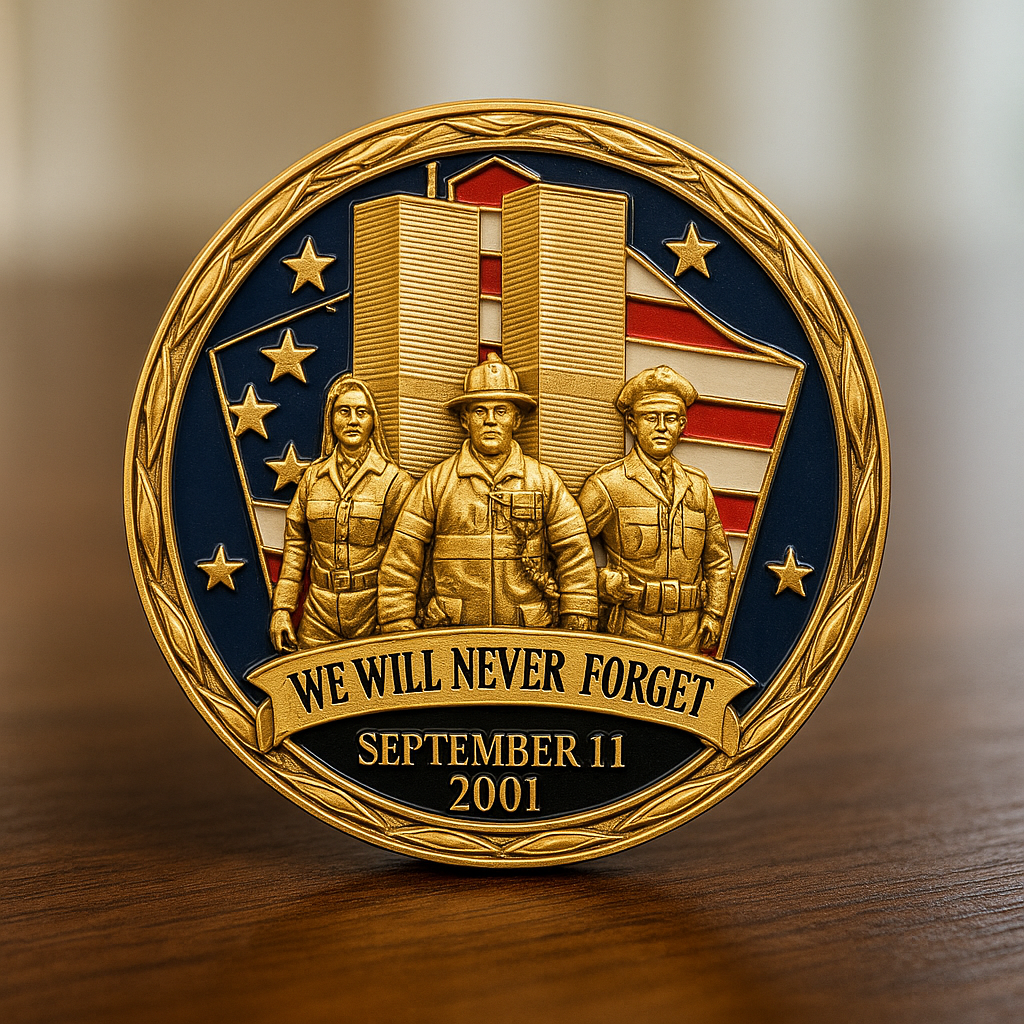 9/11 First Responder Challenge Coins