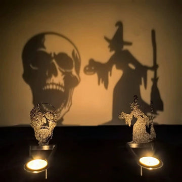 2025 Handmade Halloween Candlestick Shadow Decorations