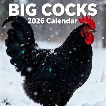 2026 Funny Rooster Calendar - Funny Photo Joke Gift for Animal Lovers