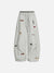 Unisex Embroidery Puppy Baggy Barrel Sweatpants