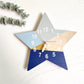 Nordic Geometry Star Shape Basswood Wall Clock