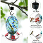 Hand Blown Glass Hummingbird Feeder - 25 Ounces