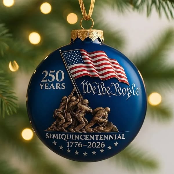 US 250th Anniversary Ornament