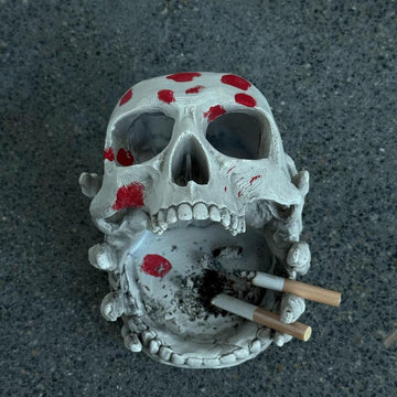 3D Resin Gothic Skull Design Ashtray