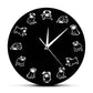 Cartoon Pug Dog Puppy Wall Clock