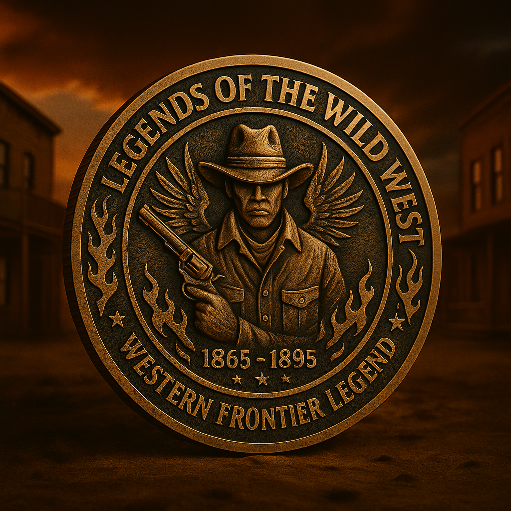 Wild West Gunslinger Challenge Coin